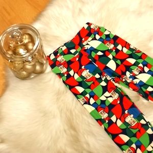 LulaRoe Christmas  Printed 🎅    Tween Leggings-#1211